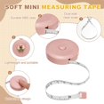 thumbnail image 3 of Uxcell 6Pcs Soft Tape Measure 60" Double Scale Retractable Cartoon Measuring Tape Cute Tape Measurer for Sewing Craft Cloth Fabric Tailor Weight Loss Body Measurements, Peach Guinea Pig, 3 of 7