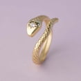thumbnail image 2 of Anillo De Serpiente De Moda Para Hombres Y Mujeres Anillo De Dedo Abierto Ajustable Joyería Accesorios Minimalistas Regalo Methold AP006069-00, 2 of 6
