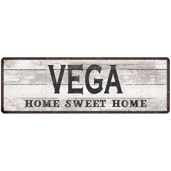 VEGA Home Sweet Home Country Look Gift 6x18 Metal Sig 206180045059