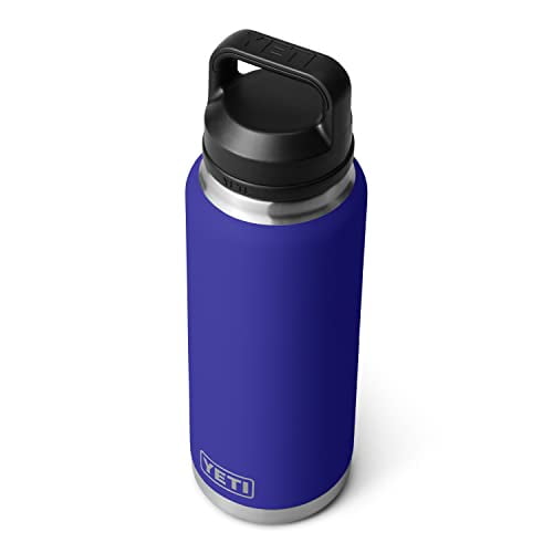 YETI Rambler 36 oz Bottle Vacuum Insulated Stainless Steel with Chug Cap Offshore Blue