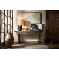 thumbnail image 2 of Bowery Hill 2-Drawer Traditional Wood Flip Top Console Table in Dark Wood, 2 of 4