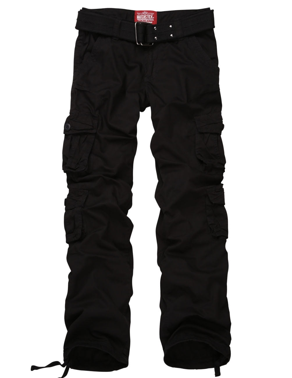 Matchstick Women Cargo Pants Casual Solid Trousers with Pockets ...