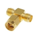 thumbnail image 3 of Xuanheng 6xSMA Male to Two SMA Female Triple T RF Adapter Connector 3 Way Splitter, 3 of 5