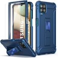 thumbnail image 1 of Samsung Galaxy A12 Case, ORETech Galaxy A12 Cover with 2 x Tempered Glass Screen Protector for Samsung A12 Hard PC TPU Silicone Protective Case with Kickstand for Samsung A12 Cover Case, 1 of 7