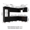 thumbnail image 3 of Cocina Integral Completa Modular Madesa Reims 462cm NN 01, 3 of 5