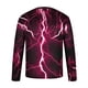 thumbnail image 5 of Blusas y camisas de manga larga con cuello redondo para hombre Camisa con estampado de luces Cuello redondo Manga larga Jersey Camiseta estampada Blusa para hombre Blusa, 5 of 5