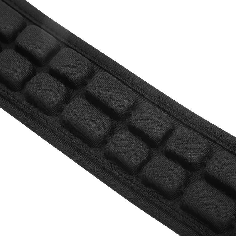 Mgaxyff Bag Shoulder Pad,Shoulder Strap Pads Non-Slip Guitar Strap  Decompression Cushion for Backpack Sport Bag Black