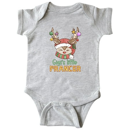 

Inktastic Gigi s Little Prancer Cute Reindeer with Ornaments Gift Baby Boy or Baby Girl Bodysuit