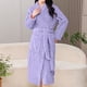 thumbnail image 4 of Batas de moda para mujer, bata de baño alargada, abrigada, pijama de manga larga con bolsillo, pijamas para mujer, 4 of 7