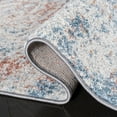 thumbnail image 5 of SAFAVIEH Tulum Venice Abstract Area Rug, 6' x 9', Ivory/Dark Blue, 5 of 7