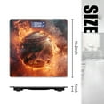 thumbnail image 2 of Digital Bathroom Scale with Large LCD Display,High Capacity Scale 400 lbs High Precision body fat scale-Baseball On Fire Surrounded By Flames And Sparks, 2 of 4
