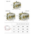 thumbnail image 2 of Bee Love Toaster Cover 2 Slice, Small Kitchen Appliance Covers, Daisy Eucalyptus Leaves Rustic Gray Plaid Toaster Oven Cover with Loop, Bread Machine Cover Polyester Dust Cover Protection, 2 of 4