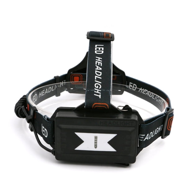 Soidarity Linterna frontal resistente, recargable por USB, luz fuerte, diadema duradera, estado de la batería, varios modos, linterna frontal para acampar Ropa Deportiva, Zapatos Soidarity OD029431-01