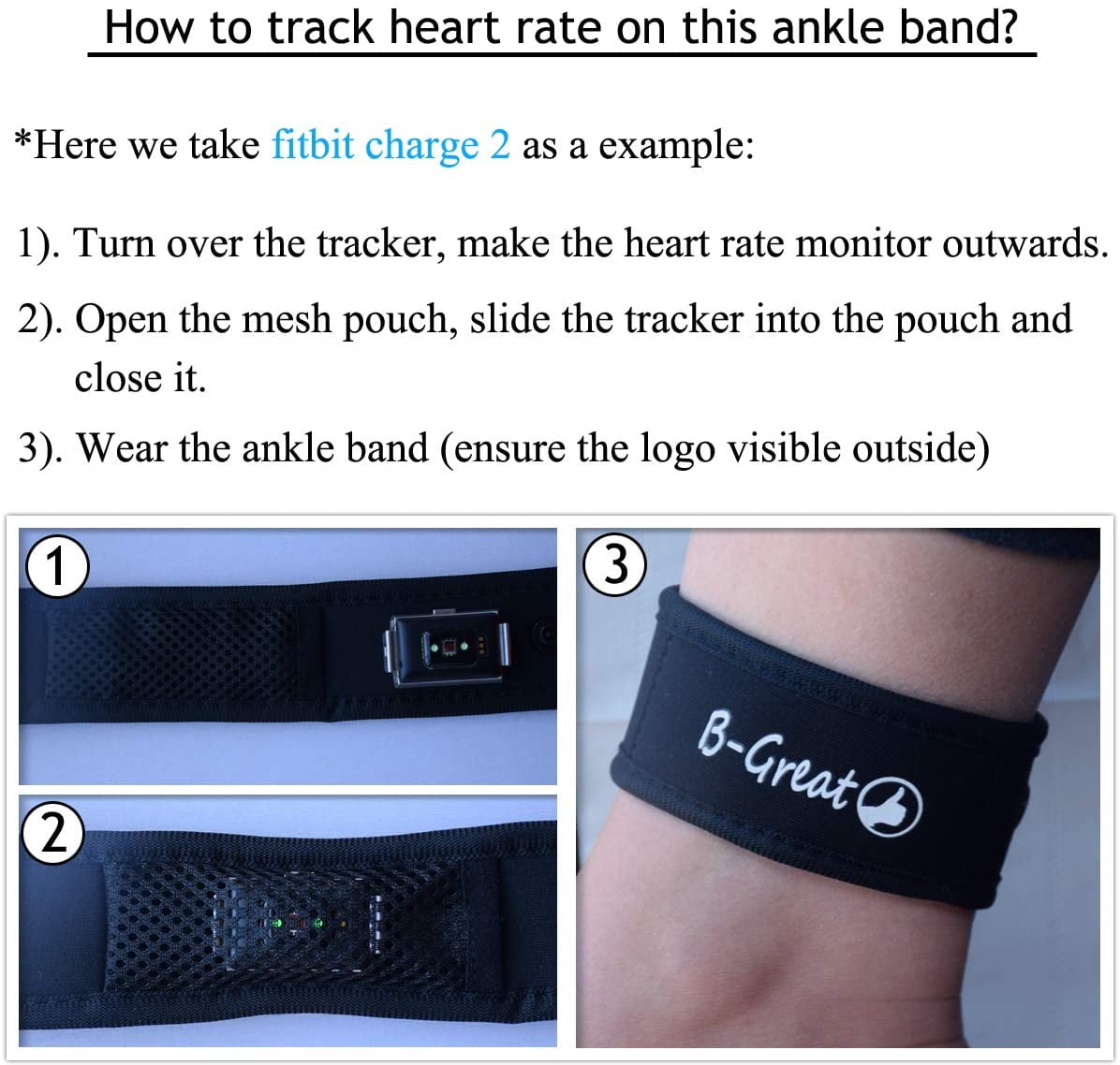 diy fitbit ankle band