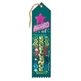 thumbnail image 2 of Beistle Award of Excellence Award Ribbons - 8" - Teal Green - Set of 6, 2 of 2