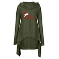 thumbnail image 4 of VEKDONE Christmas Hoodie Sweatshirts for Women 2024 Clearance Sale Trendy Print Long Sleeve Pullover Blouse Casual Medieval Vintage Tops with Pockets Iregular Hem Cloak Robe, 4 of 4