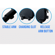 Fast Track USA Adjustable Long Neck Windshield Dashboard Car Mount, Retail Packaging with Dashboard Adhesive Pad, New 1 Count, 1 Pack