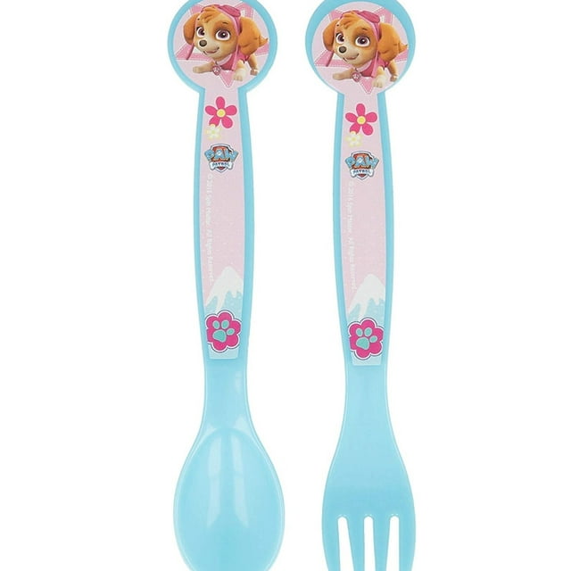 Set de cubiertos Paw Patrol 82718 Tenedor y Cuchara Alto 19cm Azul
