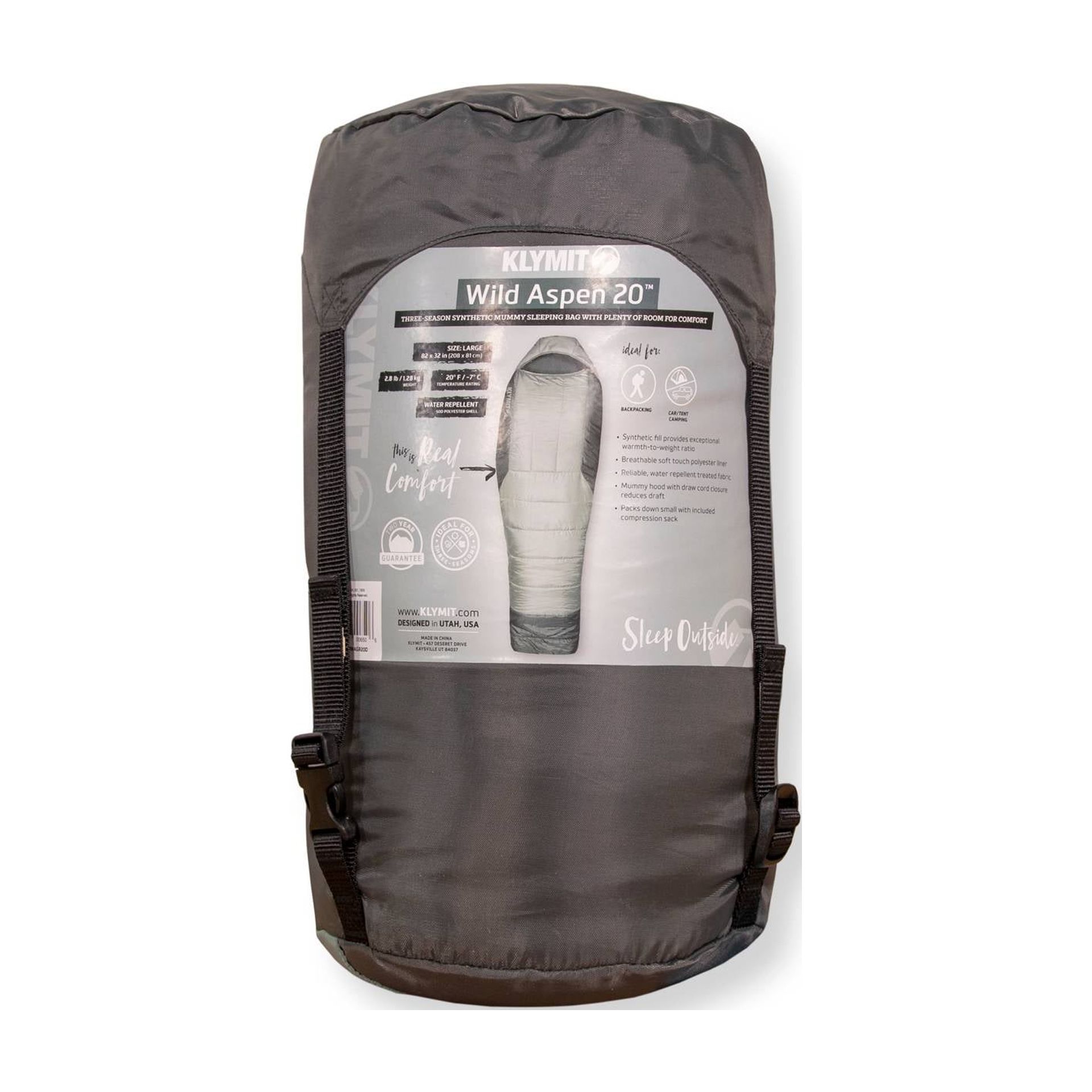 Klymit Wild Aspen 20°F Mummy Sleeping Bag, Large photo 5