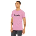 thumbnail image 2 of Daxton Adult Unisex Tshirt Colorado Script with Vertical on the Back, Pink Black, L, 2 of 3