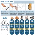 thumbnail image 5 of ROZKITCH 4PCS Dog Shoes for Hot Pavement Breathable Anti-Slip Reflective Summer Dog Booties for Walking Running Paw Protectors for Small Medium Large Dogs,Blue,#0, 5 of 10