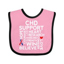 Inktastic CHD Awareness Month Boys or Girls Baby Bib