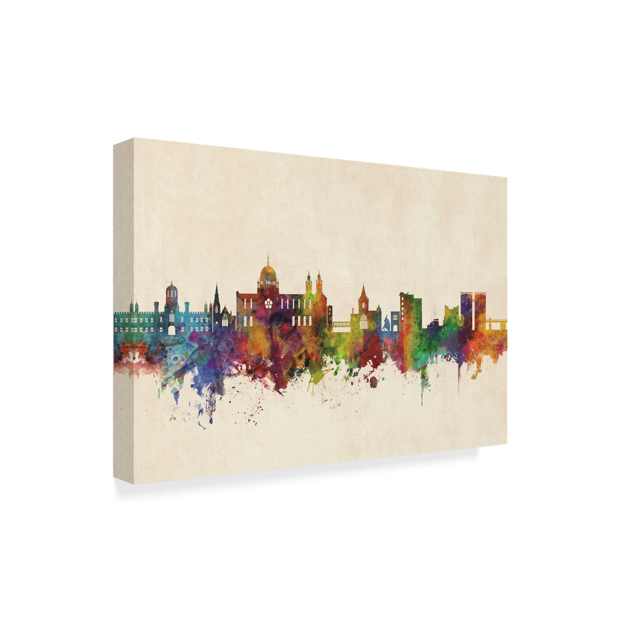 Trademark Fine Art 'Galway Ireland Skyline' Canvas Art by Michael Tompsett