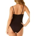 thumbnail image 2 of Anne Cole Shirred Lingerie Maillot One Piece, 2 of 3