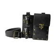 thumbnail image 4 of Segolike Medieval Belt Bag Belt Pouch Waist Bag for Men Costume Props Accessories Black, 4 of 8