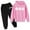 Pink, variant on MEZZALL Toddler Kids Tracksuits Sweatshirt Tops Trousers Pant Sets For Teen Girls Sweatsuits 2 Piece Outfits Oversized Hoodie And Sweatpants Set Preppy Clothes Trendy, 5-6 Years