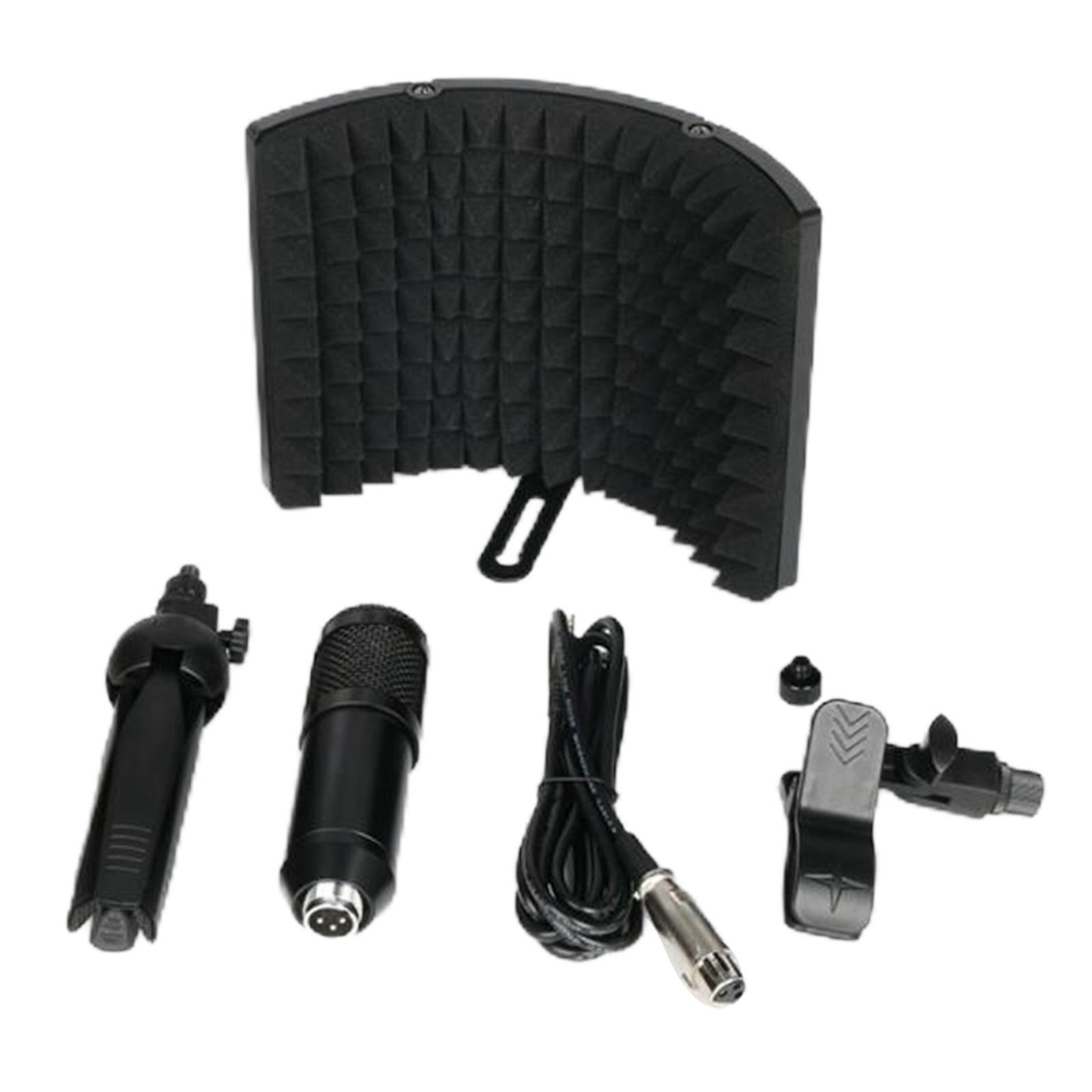 LeeQinersw Condenser Microphone Bundle Cardioid Mic Audio Cable Set of 5 PC for Windows XLR XLR Line
