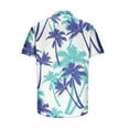 thumbnail image 4 of Hawaiian Shirt for Men Short Sleeves Printed Casual Shirts Button Down Summer Beach Shirts Big & Tall Breathable Tropical Holiday Bowling Shirts, 4 of 5