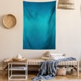 thumbnail image 2 of Ombre Tapestry, Deep Blue Tropical Ocean Exotic Lands Inspired Design Modern Digital Print, Wall Hanging for Bedroom Living Room Dorm Decor, 40W X 60L Inches, Petrol Blue, by Ambesonne, 2 of 5