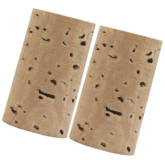 KONTONTY 2 Pcs Natural Flute Cork Plugs Durable Headjoint Cork For Musical Instruments Lightweight Portable Easy To Use