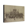 thumbnail image 1 of Canvas Print: Crew On Deck Of Monitor Lehigh, James River, Va., circa 1861, 1 of 3