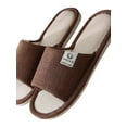 thumbnail image 1 of Women‘s Open Toe House Slippers Arch Support Lightweight Linen Slippers, 1 of 5