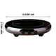 thumbnail image 4 of Estufa eléctrica de cerámica con red de parrilla | Horno de té de cerámica eléctrico compacto | Cocina versátil para té, comida, parrilla | Distribución uniforme del calor | Portátil para uso, 4 of 7