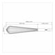 thumbnail image 3 of Batidor Manual Tramontina Profesional 45 cm, 3 of 4