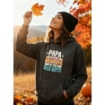 thumbnail image 4 of Funny Grandpa Sayings Hoodie for Men and Women, Unisex Pullover Hooded Sweatshirt, Comfortable Cotton Poly Blend, Grandpa Gift Casual Outfit, 4 of 5