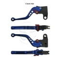thumbnail image 3 of Blue CNC Shorty Brake & Clutch Levers Triumph Speed Daytona Bonneville Scrambler, 3 of 5