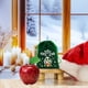 thumbnail image 1 of Adornos navideños, regalos navideños, bolsitas de terciopelo verde navideño para una víspera tranquila, manzanas, bolsas de regalo festivas para celebraciones navideñas, paquete de terciopelo, 1 of 5