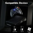thumbnail image 2 of Mando con cable para Xbox 360 y PC, joystick mejorado, doble vibración, conector de audio 2.5mm, pack de 2 unidades, 2 of 6