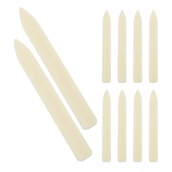 WORGEOUS 10pcs Bone Folder Tool Plastic Paper Creaser Scoring Board For Diy Bookbinding Card Making And Paper Crafts Scoring And Folding Tool