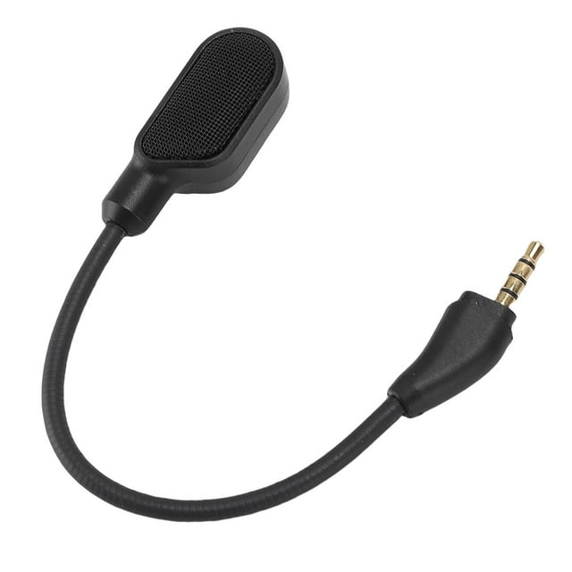 Gaming Headset Microphone, Gaming Headphone Mic LED Indicator Noise Canceling 18CM for Home Studio