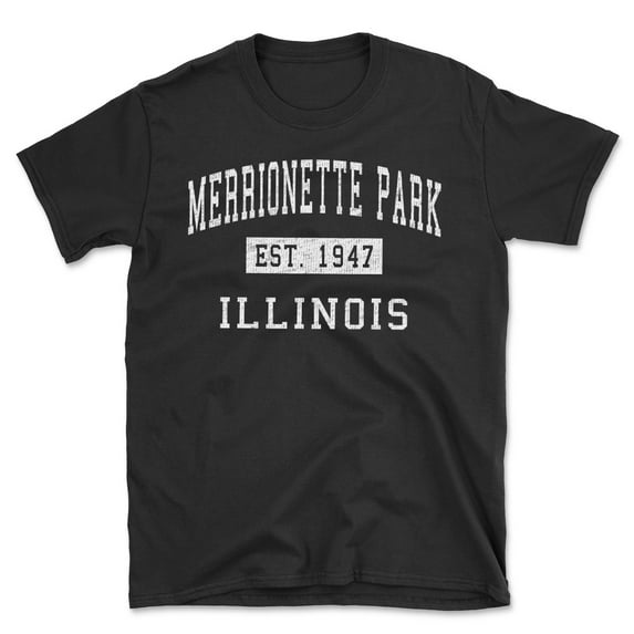 Merrionette Park Illinois Classic Established Men's Cotton T-Shirt