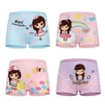 thumbnail image 1 of 4 Piece Kids Girls Underwear Cartoon Children's Shorts Panties For Baby Girls Toddler Boxers Cartoon Teenagers Cotton Underpants8L 6-8T He Qiyong unisex, 1 of 1