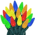 thumbnail image 3 of ‎‎‎Novelty Lights 50FT 100 LED C6 LED Christmas String Lights, Outdoor Christmas Tree Commercial Grade LED String Lights, Permanent Christmas Lights Outdoor Tree Decorations Outdoor (Multicolor), 3 of 6