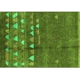 thumbnail image 1 of Ahgly Company Indoor Rectangle Solid Green Modern Area Rugs, 7' x 10', 1 of 4