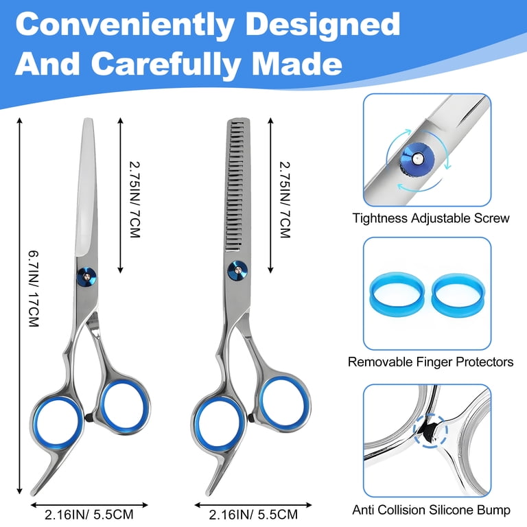 cyrico Professional Haircut Scissors Kit, 14 Pieces photo 2