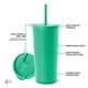 thumbnail image 2 of Vaso aislante moderno, sencillo, con tapa y pajita, 500 ml, 2 of 6